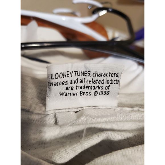 90s TWEETY BIRD LOONEY TUNES T-Shirt XL cartoon hip hop VINTAGE 1996 - Picture 6 of 6